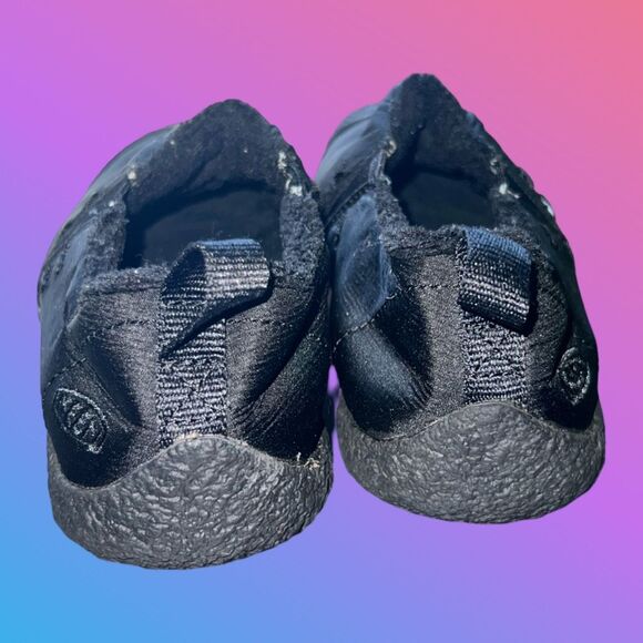 Keen Womens Howser II Black Felt Quilted Slip On Shoes Loafers Size US 8.5 - Picture 4 of 7